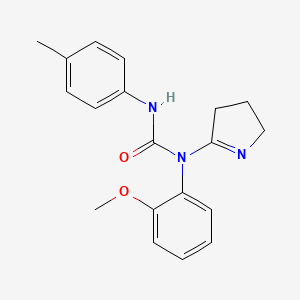 1-(3,4-dihydro-2H-pyrrol-5-yl)-1-(2-methoxyphenyl)-3-(p-tolyl)urea