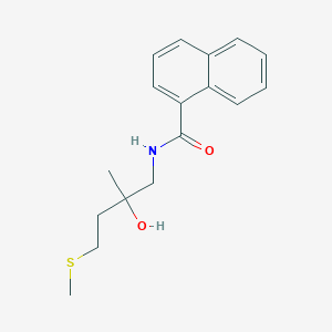 N-(2-hydroxy-2-methyl-4-(methylthio)butyl)-1-naphthamide