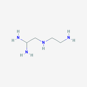 molecular formula C4H14N4 B027151 N2-(2-Aminoethyl)ethane-1,1,2-triamine CAS No. 100231-77-4