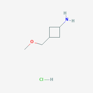 cis-3-(Methoxymethyl)cyclobutan-1-amine hydrochloride
