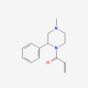 1-(4-Methyl-2-phenylpiperazin-1-yl)prop-2-en-1-one