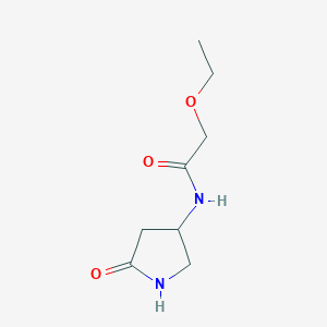 2-ethoxy-N-(5-oxopyrrolidin-3-yl)acetamide