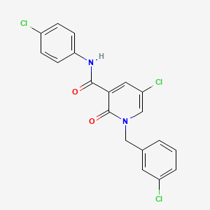 5-chloro-1-(3-chlorobenzyl)-N-(4-chlorophenyl)-2-oxo-1,2-dihydro-3-pyridinecarboxamide