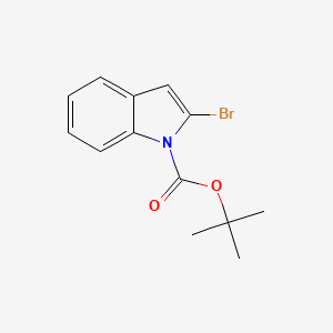 molecular formula C13H14BrNO2 B2715189 tert-butyl 2-bromo-1H-indole-1-carboxylate CAS No. 249608-77-3