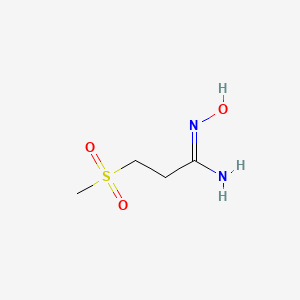 N'-hydroxy-3-methanesulfonylpropanimidamide