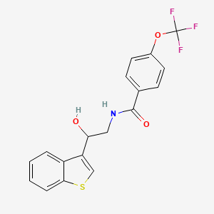 N-(2-(benzo[b]thiophen-3-yl)-2-hydroxyethyl)-4-(trifluoromethoxy)benzamide