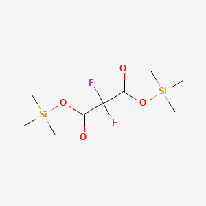 molecular formula C9H18F2O4Si2 B2715253 Bis(trimethylsilyl) 2,2-difluoropropanedioate CAS No. 1034564-84-5