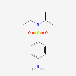 molecular formula C12H20N2O2S B2715259 4-amino-N,N-diisopropylbenzenesulfonamide CAS No. 294885-74-8