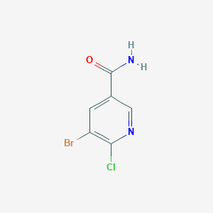 molecular formula C6H4BrClN2O B2715264 5-Bromo-6-chloronicotinamide CAS No. 75291-83-7