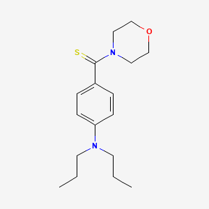 (4-(Dipropylamino)phenyl)(morpholino)methanethione