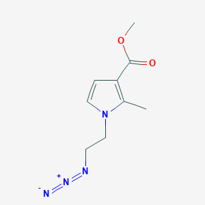 Methyl 1-(2-azidoethyl)-2-methylpyrrole-3-carboxylate