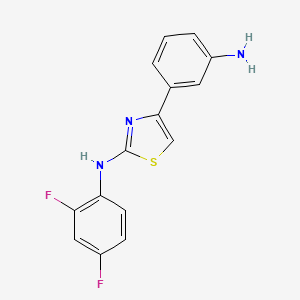 4-(3-aminophenyl)-N-(2,4-difluorophenyl)thiazol-2-amine
