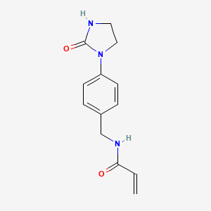 N-[[4-(2-Oxoimidazolidin-1-yl)phenyl]methyl]prop-2-enamide