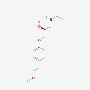 molecular formula C15H25NO3 B027155 (S)-Metoprolol CAS No. 81024-42-2