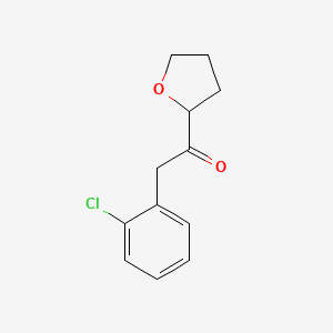 2-(2-Chlorophenyl)-1-(oxolan-2-yl)ethan-1-one