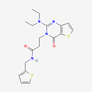 molecular formula C18H22N4O2S2 B2715529 N-(2,4-二甲氧基苯基)-2-(3-噻吩基)异烟酰胺 CAS No. 1116060-75-3