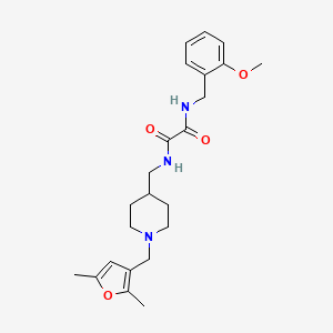 molecular formula C23H31N3O4 B2715552 N1-((1-((2,5-dimethylfuran-3-yl)methyl)piperidin-4-yl)methyl)-N2-(2-methoxybenzyl)oxalamide CAS No. 1235359-92-8