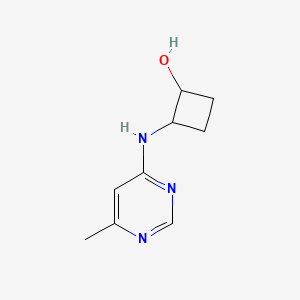 2-[(6-Methylpyrimidin-4-yl)amino]cyclobutan-1-ol