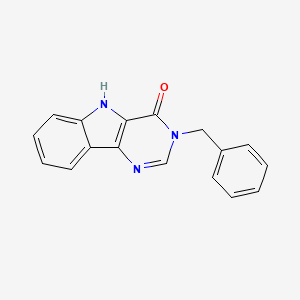 molecular formula C17H13N3O B2715599 3-benzyl-5H-pyrimido[5,4-b]indol-4-one CAS No. 372084-73-6