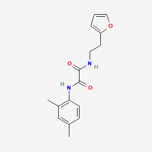 molecular formula C16H18N2O3 B2715645 N'-(2,4-dimethylphenyl)-N-[2-(furan-2-yl)ethyl]ethanediamide CAS No. 898360-88-8