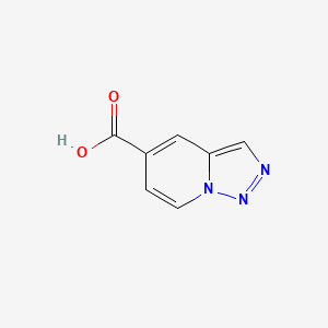 molecular formula C7H5N3O2 B2715647 Triazolo[1,5-a]pyridine-5-carboxylic acid CAS No. 1536980-41-2
