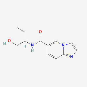 molecular formula C12H15N3O2 B2715740 N-(1-hydroxybutan-2-yl)imidazo[1,2-a]pyridine-6-carboxamide CAS No. 1092346-65-0