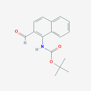 molecular formula C16H17NO3 B2715758 tert-butyl N-(2-formylnaphthalen-1-yl)carbamate CAS No. 2138384-20-8