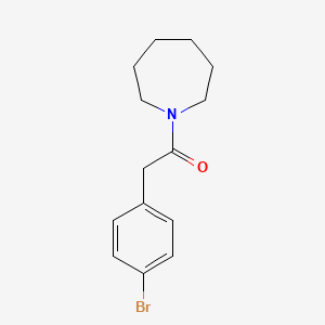 molecular formula C14H18BrNO B2715799 1-(Azepan-1-yl)-2-(4-bromophenyl)ethan-1-one CAS No. 349429-30-7