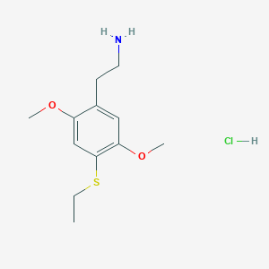 molecular formula C12H20ClNO2S B027158 2,5-Dimethoxy-4-(ethylthio)phenethylamine hydrochloride CAS No. 681160-71-4