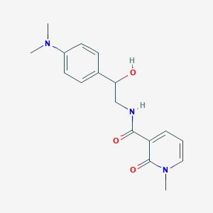 molecular formula C17H21N3O3 B2715890 N-(2-(4-(dimethylamino)phenyl)-2-hydroxyethyl)-1-methyl-2-oxo-1,2-dihydropyridine-3-carboxamide CAS No. 1421444-36-1