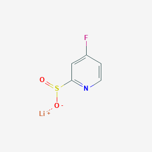 molecular formula C5H3FLiNO2S B2715953 Lithium(1+) ion 4-fluoropyridine-2-sulfinate CAS No. 2219379-86-7
