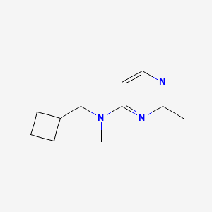 molecular formula C11H17N3 B2715988 N-(cyclobutylmethyl)-N,2-dimethylpyrimidin-4-amine CAS No. 2197902-11-5