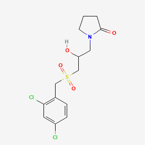 1-{3-[(2,4-Dichlorobenzyl)sulfonyl]-2-hydroxypropyl}-2-pyrrolidinone