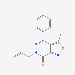 6-allyl-3-methyl-4-phenylisoxazolo[3,4-d]pyridazin-7(6H)-one