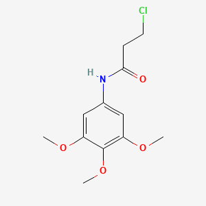 3-chloro-N-(3,4,5-trimethoxyphenyl)propanamide