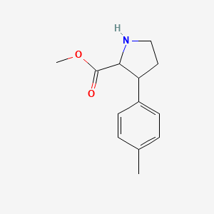 Methyl 3-(4-methylphenyl)pyrrolidine-2-carboxylate