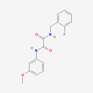 molecular formula C16H15FN2O3 B2716039 N1-(2-fluorobenzyl)-N2-(3-methoxyphenyl)oxalamide CAS No. 898374-07-7