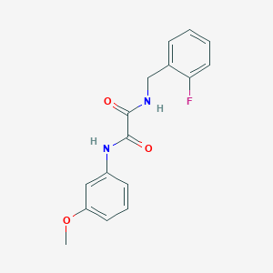 N1-(2-fluorobenzyl)-N2-(3-methoxyphenyl)oxalamide