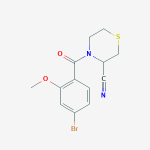 4-(4-Bromo-2-methoxybenzoyl)thiomorpholine-3-carbonitrile