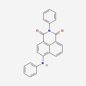 molecular formula C24H16N2O2 B2716077 2-phenyl-6-(phenylamino)-1H-benzo[de]isoquinoline-1,3(2H)-dione CAS No. 102542-91-6