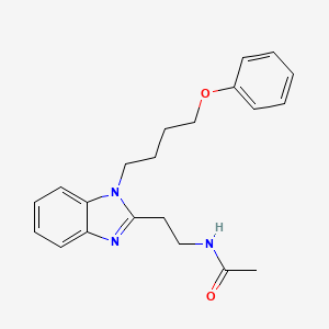 N-{2-[1-(4-phenoxybutyl)-1H-benzimidazol-2-yl]ethyl}acetamide