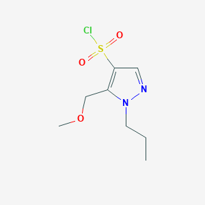 5-(methoxymethyl)-1-propyl-1H-pyrazole-4-sulfonyl chloride