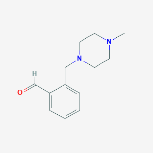 molecular formula C13H18N2O B2716109 2-[(4-Methylpiperazino)methyl]benzaldehyde CAS No. 628311-19-3