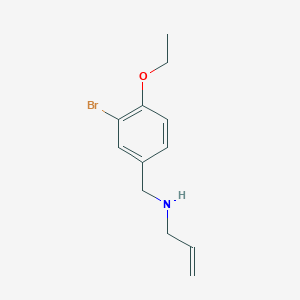 molecular formula C12H16BrNO B271615 N-allyl-N-(3-bromo-4-ethoxybenzyl)amine 