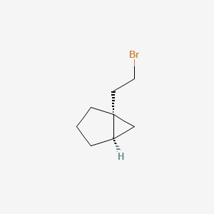 molecular formula C8H13Br B2716166 (1S,5R)-1-(2-Bromoethyl)bicyclo[3.1.0]hexane CAS No. 2378490-68-5