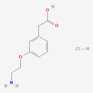 2-(3-(2-Aminoethoxy)phenyl)acetic acid hydrochloride