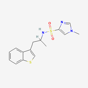 N-[1-(1-benzothiophen-3-yl)propan-2-yl]-1-methyl-1H-imidazole-4-sulfonamide