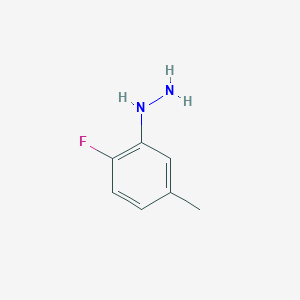 molecular formula C7H9FN2 B2716268 (2-Fluoro-5-methylphenyl)hydrazine CAS No. 293330-02-6