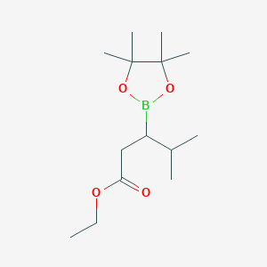 3-(4,4,5,5-Tetramethyl-1,3,2-dioxaborolane-2-yl)-4-methylvaleric acid ethyl ester