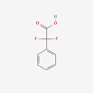 molecular formula C8H6F2O2 B2716329 2,2-Difluoro-2-phenylacetic acid CAS No. 145689-41-4; 360-03-2